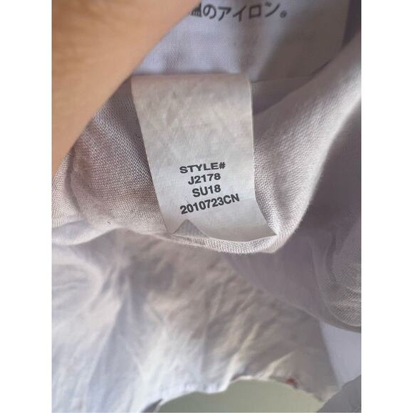 J Crew cherry print white halter tie neck sleeveless lined  tank 00 - Picture 7 of 8